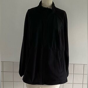 All In Motionn Men’s Zip Front 2 Pocket Jacket Black XL NWOT